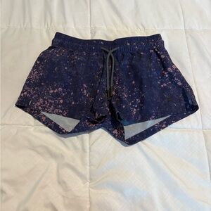 Flag Nor Fail Navy and Pink Athletic Shorts